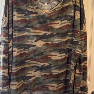 Camo Long Sleeve Shirt